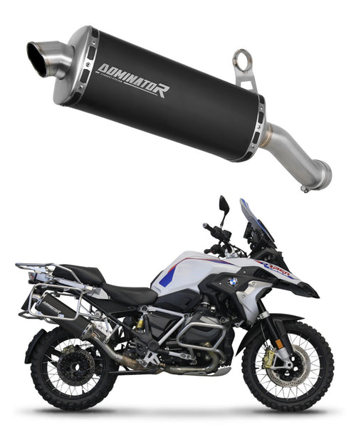 BMW R1250GS Adventure 2018 - 2023 Exhaust Silencer Muffler P7 BLACK + dB killer medium