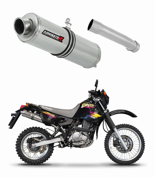 Suzuki DR 650 R / RU / S 1990 - 1995 Exhaust Silencer Muffler ST + dB killer 19 m. - Dominator motociklo duslintuvas
