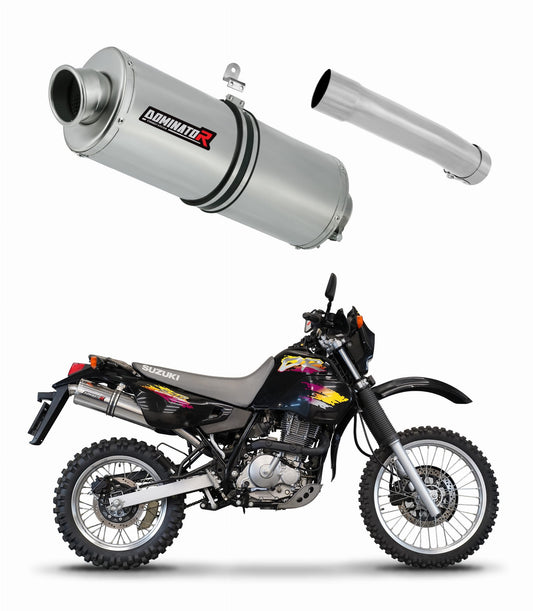 Suzuki DR 650 R / RU / S 1990 - 1995 Exhaust Silencer Muffler OV + dB killer 19 m. - Dominator motociklo duslintuvas