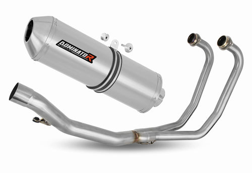 Suzuki GS 500F 2004 - 2014 Full Exhaust System Collector Silencer OVR + dB killer