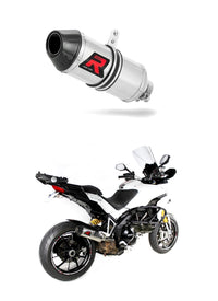Ducati MTS MULTISTRADA 1200 2010 - 2014 Exhaust Silencer Muffler HP3 + dB killer medium 20 m.