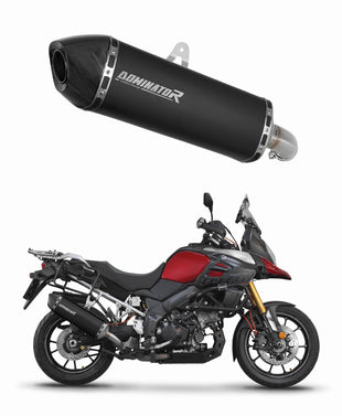 Suzuki DL 1000 V-Strom 2017 - 2020 Exhaust Silencer Muffler HP7 BLACK + dB killer