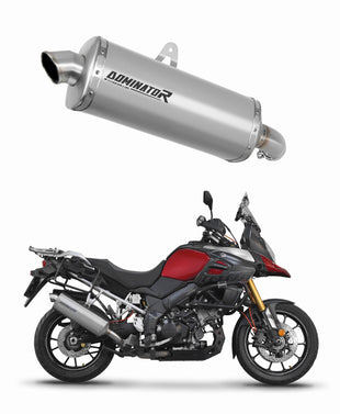 Suzuki DL 1000 V-Strom 2017 - 2020 Exhaust Silencer Muffler Titanium P7 + dB killer