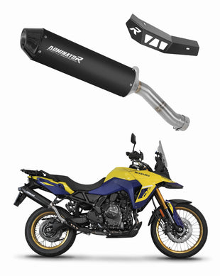 Suzuki V-Strom 800 SE / DE 2023 - 2024 Exhaust Silencer Muffler MX2 BLACK + dB killer