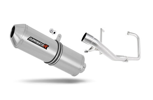 Yamaha YBR 125 2009 - 2018 Full Exhaust System Collector Silencer OVR + dB killer