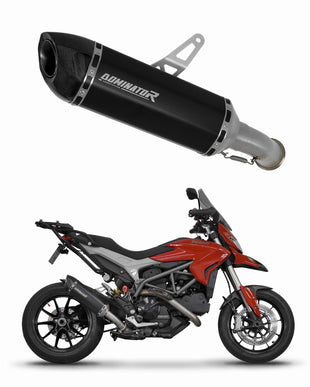 Ducati HYPERSTRADA 821 2013 - 2015 Exhaust Silencer Muffler HP5 BLACK + dB killer