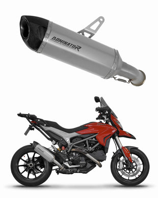 Ducati HYPERSTRADA 821 2013 - 2015 Exhaust Silencer Muffler Titanium HP5 + dB killer
