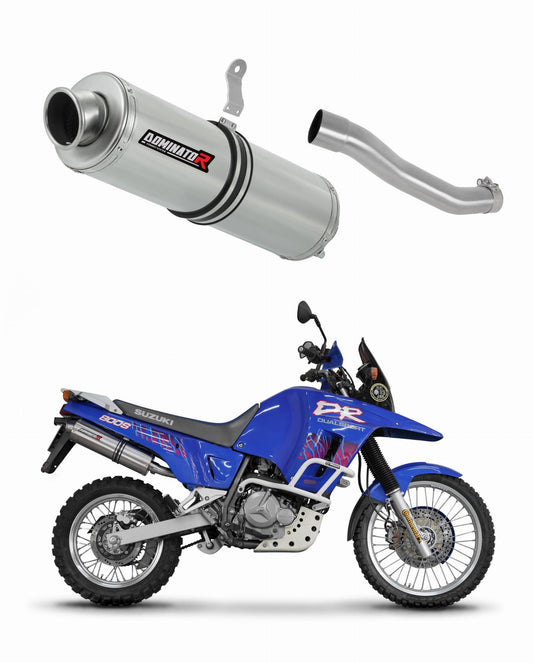Suzuki DR 800 S / BIG RIGHT SIDE Exhaust Silencer Muffler ST + dB killer - Dominator motociklo duslintuvas