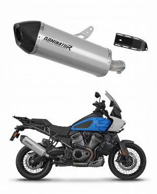 Harley Davidson PAN AMERICA 1250 2021 - 2024 Exhaust Silencer Muffler Titanium HP7 + dB killer