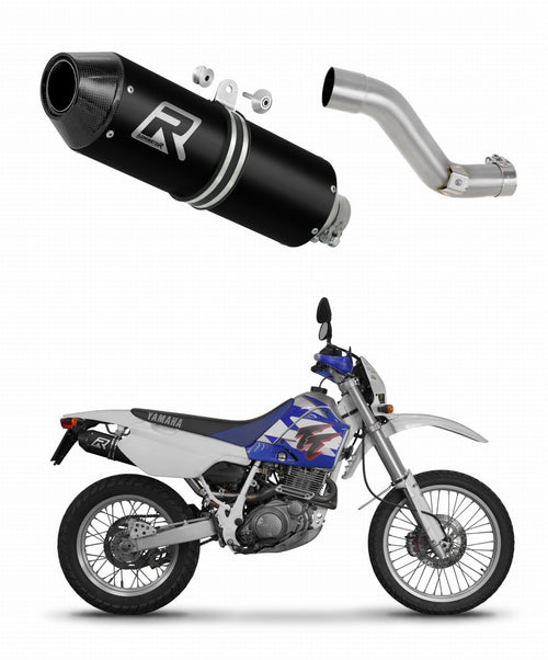 Yamaha TT 600E 1994 - 2003 Exhaust Silencer Muffler MX2 BLACK + dB killer