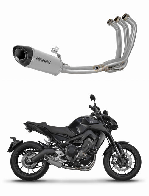 Yamaha MT-09 2013 - 2016 Full Exhaust System Collector Silencer Titanium HP8 + dB killer