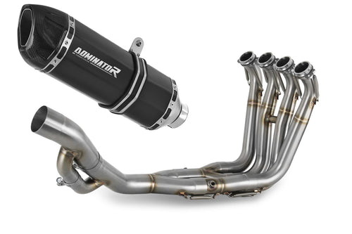 BMW S1000R 2017 - 2020 Full Exhaust System Collector Silencer HP1 BLACK + dB killer medium
