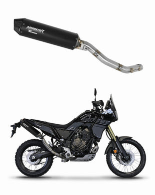 Yamaha Tenere 700 2021 - 2024 Exhaust Silencer Muffler MX2 BLACK + dB killer medium