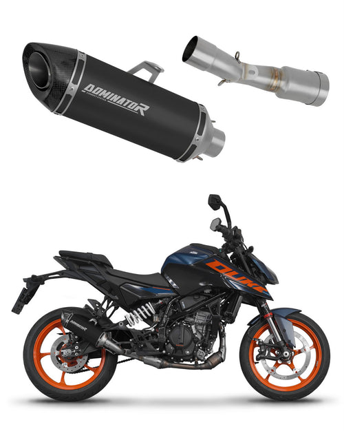 KTM 390 Duke 2024 Exhaust Silencer Muffler HP8 BLACK + dB killer