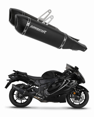 Suzuki GSX 1300 R Hayabusa 2021 - 2024 Exhaust Silencer Muffler HP6 BLACK + dB killer