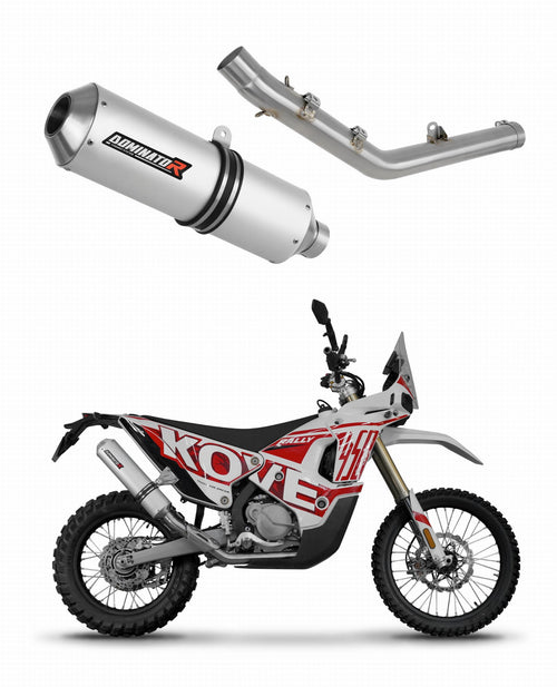 Kove 450 RALLY 2023 - 2025 Exhaust Silencer Muffler MX + dB killer