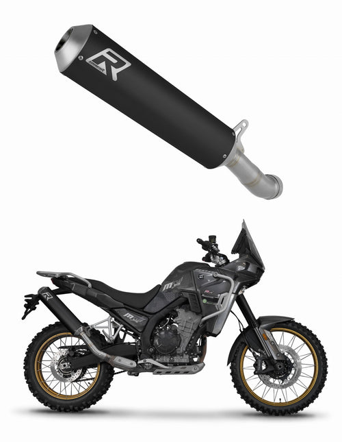 Kove 800 X Pro Adventure / Rally 2023 - 2025 Exhaust Silencer Muffler MX BLACK + dB killer