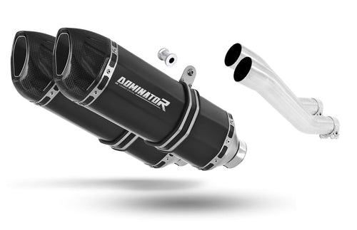 Honda CB 750 SEVEN FIFTY 1992 - 2003 Exhaust Silencer Muffler HP1 BLACK + dB killer