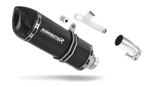Suzuki GSF BANDIT 400 1989 - 1990 Exhaust Silencer Muffler HP1 BLACK + dB killer