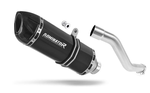 Suzuki DR 750 BIG Exhaust Silencer Muffler HP1 BLACK + dB killer