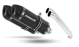Suzuki DL 1000 V Strom 2002 - 2011 Exhaust Silencer Muffler HP1 BLACK + dB killer