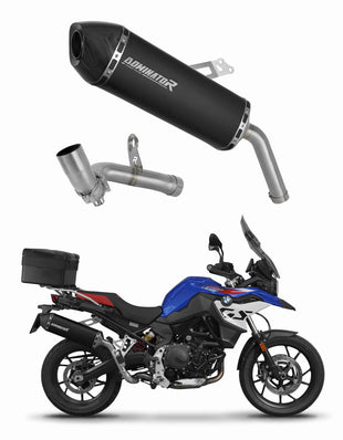 BMW F800GS 2024 Exhaust Silencer Muffler HP7 BLACK + dB killer
