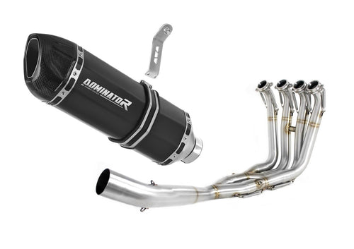 BMW S1000RR 2009 - 2011 Full Exhaust System Collector Silencer HP1 BLACK + dB killer