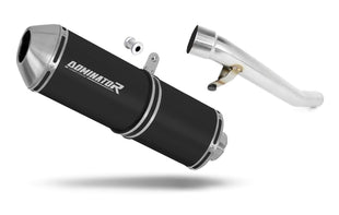 Suzuki GSX 1200 INAZUMA 1999 - 2000 Exhaust Silencer Muffler OVR BLACK + dB killer