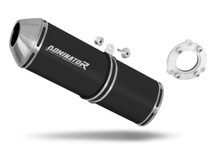 Suzuki GSXR 1000 K1 - K4 2001 - 2004 Exhaust Silencer Muffler Bolt-on OVR BLACK + dB killer