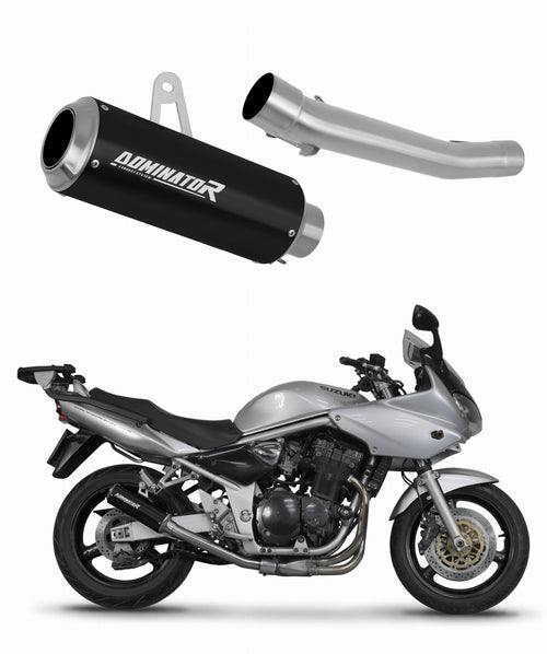 Suzuki GSF BANDIT 600 2000 - 2004 Exhaust Silencer Muffler GP BLACK + dB killer