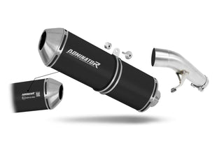Suzuki GSF 650 BANDIT N / S 2007 - 2016 EU Approved Exhaust Silencer OVR BLACK