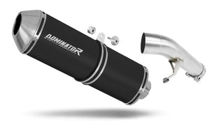 Suzuki GSF 650 BANDIT N / S 2007 - 2016 Exhaust Silencer Muffler OVR BLACK + dB killer