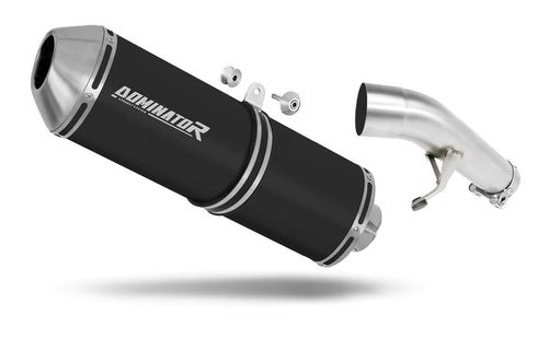 Suzuki GSF 650 BANDIT N / S 2007 - 2016 Exhaust Silencer Muffler OVR BLACK + dB killer