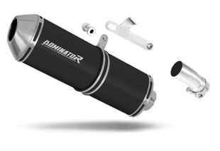 Suzuki GSF BANDIT 400 1989 - 1990 Exhaust Silencer Muffler OVR BLACK + dB killer