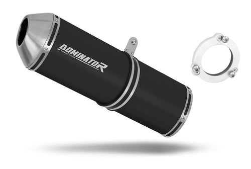 Kawasaki ZRX 1200 2001 - 2007 Exhaust Silencer Muffler OVR BLACK + dB killer