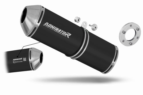 Kawasaki ZR7 / ZR7S 1999 - 2004 EU Approved Exhaust Silencer OVR BLACK