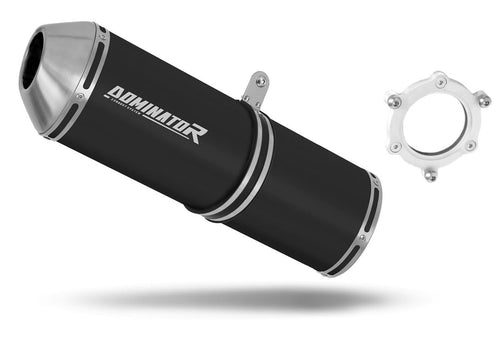 Kawasaki ZX6R 1998 - 2002 Exhaust Silencer Muffler OVR BLACK + dB killer