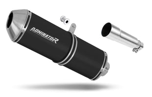 Derbi Terra Adventure 125 2008-2015 Exhaust Silencer Muffler OVR BLACK + dB killer