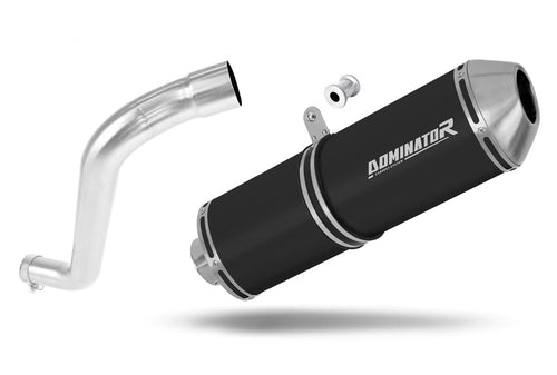 BMW F650 FUNDURO Exhaust Silencer Muffler OVR BLACK + dB killer