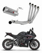 Honda CBR 650 R / E-Clutch 2024 - 2025 Full Exhaust System Collector Silencer GP + dB killer 20 m. - Dominator motociklo duslintuvas