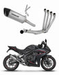 Honda CBR 650 R / E-Clutch 2024 - 2025 Full Exhaust System Collector Silencer Titanium HP6 + dB killer 20 m. - Dominator motociklo duslintuvas
