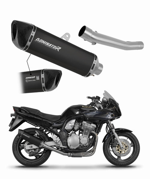 Suzuki GSF BANDIT 1200 1996 - 2000 EU Approved Exhaust Silencer HP6 BLACK