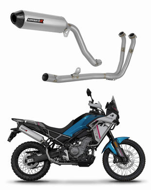CF MOTO 450 MT 2024 Full Exhaust System Collector Silencer MX2 + dB killer