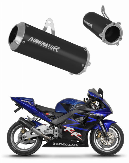 Honda CBR 954 2002 - 2003 Exhaust Silencer Muffler GP BLACK + dB killer