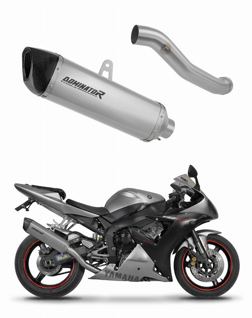 Yamaha YZF R1 1000 RN09 2002 - 2003 Exhaust Silencer Muffler Titanium HP6 + dB killer