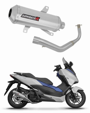 Honda NSS 125 FORZA 2017 - 2020 Full Exhaust System Collector Silencer OV G2 + dB killer