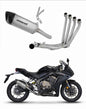 Honda CB 650 R 2019 - 2023 Full Exhaust System Collector Silencer Titanium HP6 + dB killer 20 m. - Dominator motociklo duslintuvas