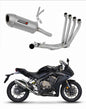 Honda CB 650 R 2019 - 2023 Full Exhaust System Collector Silencer S6 + dB killer 20 m. - Dominator motociklo duslintuvas