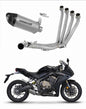 Honda CB 650 R 2019 - 2023 Full Exhaust System Collector Silencer Titanium HP8 + dB killer 20 m. - Dominator motociklo duslintuvas