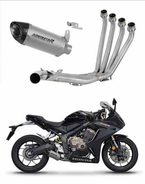 Honda CB 650 R 2019 - 2023 Full Exhaust System Collector Silencer Titanium HP8 + dB killer